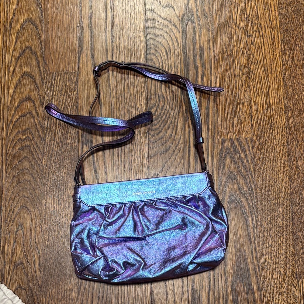 Isabel Marant Iridescent Purple Clutch - Picture 2 of 4
